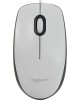 LOGITECH Мышь проводная M100, оптическая, USB, 1000dpi, белый и черный [910-006764]
