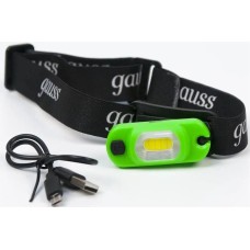 GAUSS Налобный фонарь GFL408, 3Вт [gf408]