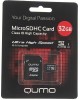 Карта памяти QUMO MicroSDHC 32GB Class10 UHS-I + адаптер