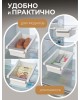 Пластиковое изделие VIOLET ЛОФТ Органайзер для холодильника (белый) 730006