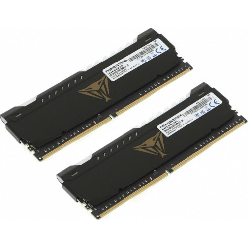 PATRIOT Модуль памяти DIMM DDR4-3200 32GB (16GBx2) RGB PVSR432G320C8K PATRIOT Модуль памяти DIMM DDR4-3200 32GB (16GBx2) RGB PVSR432G320C8K