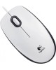 LOGITECH Мышь проводная M100, оптическая, USB, 1000dpi, белый и черный [910-006764]