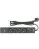 POWERCUBE Сетевой удлинитель PC-7B-2M 1.9м (4 розетки) черный (коробка)