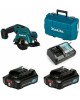 MAKITA Циркулярная пила HS301DWAE, 85мм, аккумуляторная, 10.8В, с 2 АКБ, с ЗУ