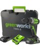 GREENWORKS Дрель-шуруповерт GD24DD60K2, 2Ач, с одним аккумулятором [3704107ua]