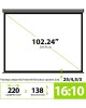 CACTUS Экран SIlverMotoExpert CS-PSSME-220X138-DG, 220х138 см, 16:10, настенно-потолочный темно-серый