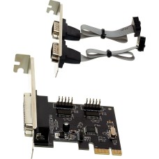 Контроллер EXEGATE EXE-303 (PCI-E, 2*COM port + 1*LPT, OEM) EX281226RUS