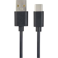 Кабель PERFEO (U4703) USB A вилка - Type-C вилка, 2.4A, черный, 1 м, Type-C ONE