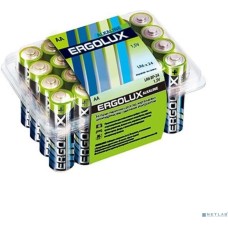 Ergolux LR6 Alkaline BP-24 (LR6 BP-24, батарейка,1.5В) (24 шт. в уп-ке)
