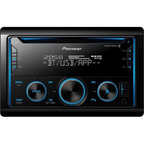PIONEER Автомагнитола FH-S525BT 2DIN 4x50Вт RDS