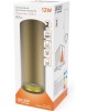 GAUSS Светильник Overhead HD002, 12 Вт, 3000К (белый теплый), коричневый/золото