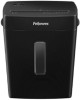 FELLOWES Шредер PowerShred Р-42С черный (секр.P-4) фрагменты 8лист. 15лтр. скрепки скобы пл.карты