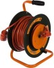 Удлинитель силовой GLANZEN EB-30-010, на катушке, с/з, 1 роз -30 м