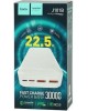 Повер банк HOCO (6931474782526) J101B Astute 30000 mAh белый