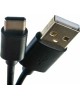 Кабель PERFEO (U4703) USB A вилка - Type-C вилка, 2.4A, черный, 1 м, Type-C ONE