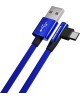 Кабель MORE CHOICE (4627151197005) K27m USB 2.1A microUSB голубой - 1,0m