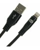 DIGMA Кабель LIGHT-3M-BRAIDED-BLK USB (m)-Lightning (m) 3м черный