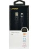 DIGMA Кабель LIGHT-3M-BRAIDED-BLK USB (m)-Lightning (m) 3м черный