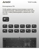 A4TECH Клавиатура Fstyler FX50, USB, серый [fx50 grey]