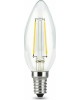 лампа GAUSS Лампа филам. Filament 9Вт цок.:E14 свеча 220B 4100K св.свеч.бел.нейт. С35 (упак.:1шт) (103801209)