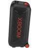 LG Музыкальный центр XBOOM XL9T, 1000Вт, с караоке, Bluetooth, USB, черный, красный