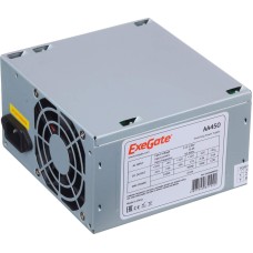 Блок питания EXEGATE 450W ExeGate AAA450, ATX, 8cm fan, 24p+4p, 2*SATA, 1*IDE (ES259591RUS)