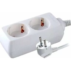 Электро удлинитель VOLSTEN (9309) S 2x3-Z (2 гн. 3 м., 10А, 2200 Вт.)