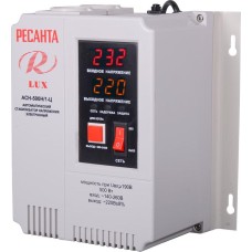 РЕСАНТА Стабилизатор напряжения АСН-500Н/1-Ц 1.5кВА однофазный серый (63/6/39)