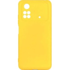 DF Чехол (клип-кейс) poCase-03, для Poco M4 Pro (4G), желтый [pocase-03 (yellow)]