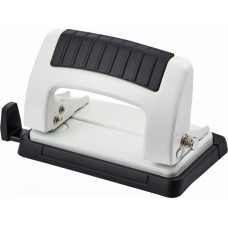 канцелярские товары KW-TRIO Дырокол Classic Mini 09065WHITE макс.:10лист. металл белый отв.:2 с линейкой