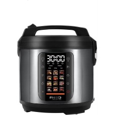 RED SOLUTION Мультиварка M4100, 860Вт, черный/стальной