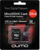 Карта памяти QUMO (18741) MicroSDHC 16GB - UHS-1 Сlass 10 - 3.0 - с адаптером