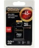 Карта памяти Карта памяти Digoldy 32GB microSDHC Class 10 UHS-1 Extreme с адаптером SD 45 MB/s