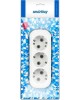 колодка SMARTBUY (SBE-16-3-00-Z) колодка 3 гнз. 10а/2,2квт, б/з