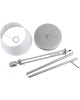 UNIEL UML-T500 E27 SILVER/WHITE