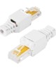 REXANT Разъем сетевой LAN на кабель екер 8Р8С (RJ-45), быстрозажимной, 1шт.
