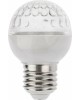 NEON-NIGHT Лампа светодиодная, диаметр 50мм, E27, 9 LED, 1Вт, КРАСНЫЙ, прозрачная колба, 230В