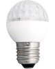 NEON-NIGHT Лампа светодиодная, диаметр 50мм, E27, 9 LED, 1Вт, КРАСНЫЙ, прозрачная колба, 230В