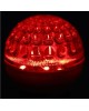 NEON-NIGHT Лампа светодиодная, диаметр 50мм, E27, 9 LED, 1Вт, КРАСНЫЙ, прозрачная колба, 230В