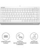 A4TECH Клавиатура Fstyler FK11, USB, белый [fk11 usb (white)]