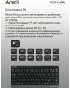 A4TECH Клавиатура Fstyler FBK11 черный/серый USB беспроводная BT/Radio slim
