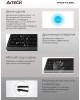 A4TECH Клавиатура Fstyler FBK11 черный/серый USB беспроводная BT/Radio slim