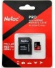 NETAC Карта памяти microSDHC UHS-I U1 P500 Eco 16 ГБ, 90 МБ/с, Class 10, NT02P500ECO-016G-R, 1 шт., с адаптером