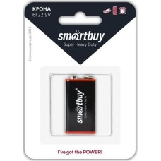 Элементы питания SMARTBUY (SBBZ-9V01B) 6F22/1B крона