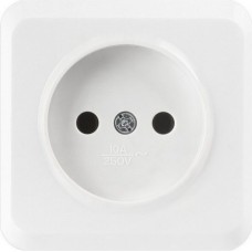 Розетка SMARTBUY (SBE-03w-10-S1-N) Юпитер, 1-местная, белый