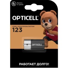 OPTICELL Батарея Specialty 123 CR123 (1шт) блистер