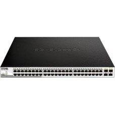 D-LINK Коммутатор DGS-1210-52MPP/E2A (L2) 48x1Гбит/с 4SFP 48PoE 740W управляемый