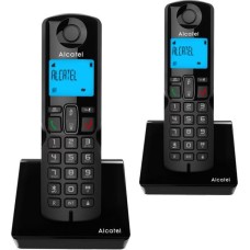 ALCATEL Р/Телефон Dect S230 DUO RU черный (труб. в компл.:2шт) АОН
