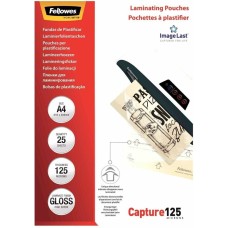FELLOWES Пленка для ламинирования 125мкм A4 (25шт) глянцевая 216x303мм CRC-53963 (FS-53963)