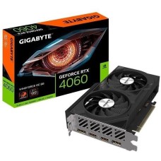 GIGABYTE Видеокарта NVIDIA GeForce RTX 4060 GV-N4060WF2OC-8GD 8ГБ Windforce, GDDR6, OC, Ret